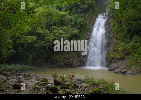 Montezuma Wasserfall in Costa Rica Stockfoto