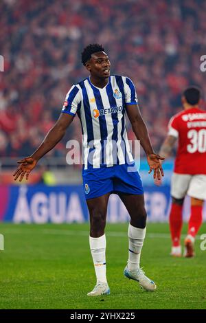 Samu Omorodion (FC Porto) im Spiel der Liga Portugal zwischen den Mannschaften SL Benfica und FC Porto im Estadio da Luz. Endergebnis: SL Benfica 4:1 FC Porto Stockfoto