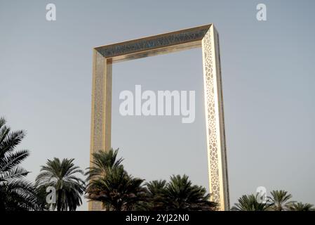 Dubai Frame, Bild von Dubai, Emirat von Dubai. Stockfoto