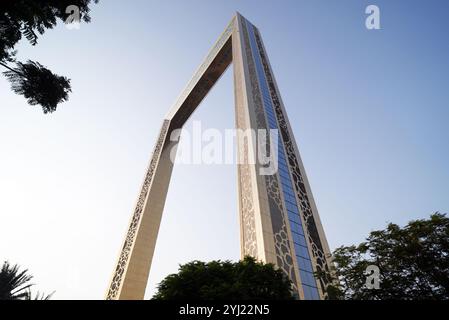 Dubai Frame, Bild von Dubai, Emirat von Dubai. Stockfoto