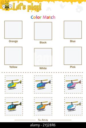 Farbanpassung im Beehive-Design Stock Vektor