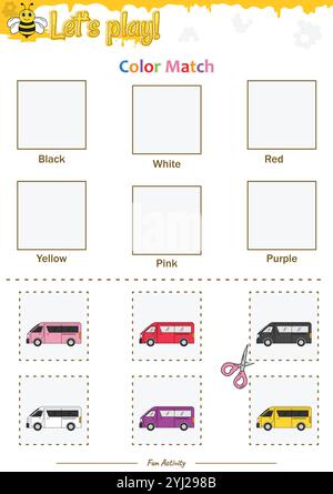 Farbanpassung im Beehive-Design Stock Vektor