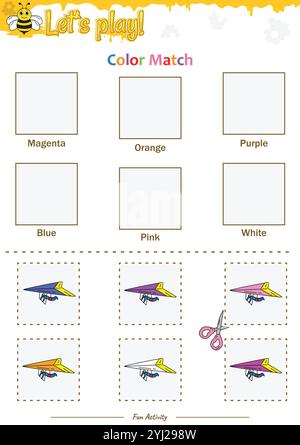 Farbanpassung im Beehive-Design Stock Vektor