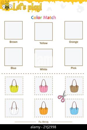 Farbanpassung im Beehive-Design Stock Vektor