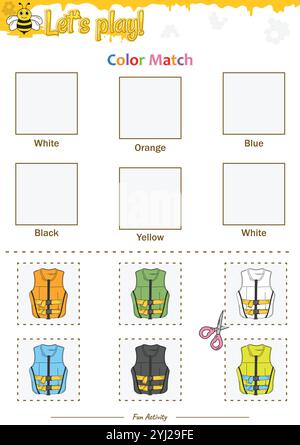 Farbanpassung im Beehive-Design Stock Vektor