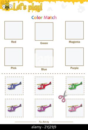 Farbanpassung im Beehive-Design Stock Vektor