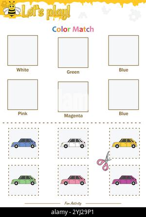 Farbanpassung im Beehive-Design Stock Vektor