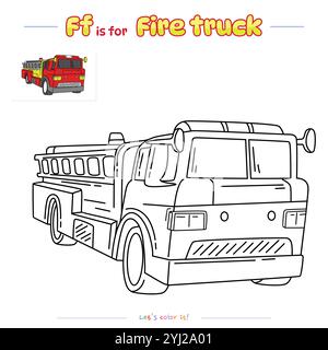 Ausmalseiten und Lernen der Alphabet-Sammlung Stock Vektor