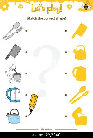 Passen Sie das Design der Form „Beehive“ an Stock Vektor