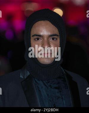 London, Großbritannien. November 2024. Layton Williams nimmt an der Skate at Somerset House 2024 Launch Party in London Teil. Quelle: SOPA Images Limited/Alamy Live News Stockfoto