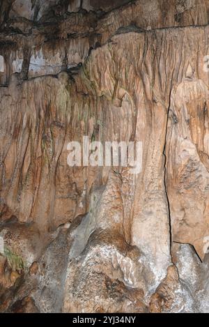 Ledenika Höhle, Höhle, Bulgarien, natürliche Attraktion, Stalaktiten, Stalagmiten, unterirdisch, Felsformationen, Kalksteinhöhle, Natur, Tourismus, Reisen, VR Stockfoto