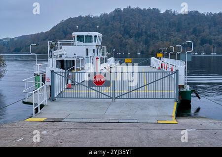 Die Windermere Ferry, The Mallard, in Bowness-on-Windermere, Lake District, Cumbria Stockfoto