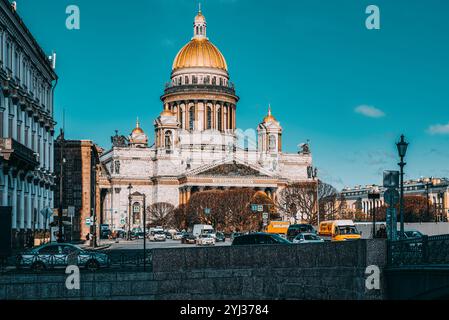 Sankt Petersburg, Russland - November 07, 2019: Saint Isaac's Cathedral - größten architektonischen Schaffens. Sankt Petersburg. Russland. Stockfoto