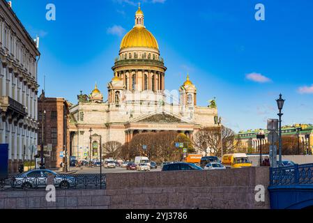 Sankt Petersburg, Russland - November 07, 2019: Saint Isaac's Cathedral - größten architektonischen Schaffens. Sankt Petersburg. Russland. Stockfoto