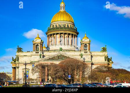 Sankt Petersburg, Russland - November 07, 2019: Saint Isaac's Cathedral - größten architektonischen Schaffens. Sankt Petersburg. Russland. Stockfoto