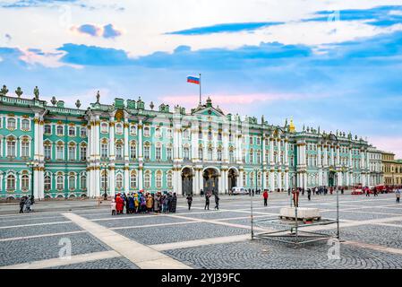 Sankt Petersburg, Russland - November 05, 2019: Winter Palace und der Eremitage. Sankt Petersburg. Russland. Stockfoto