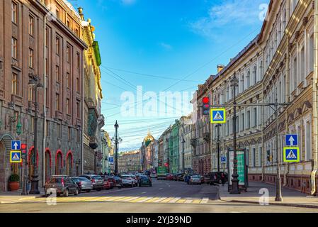 Sankt Petersburg, Russland - 07. November 2019: Hotel Astoria in der Nähe des St. Isaac's Square. Sankt Petersburg. Russland. Stockfoto