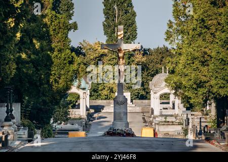 Mirogoj Friedhof in Zagreb, einer der schönsten Friedhöfe Europas Stockfoto