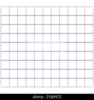 Arbeitsmappe zum Schreiben von Hieroglyphen. Liniertes Papier zum Drucken. Geometrisches Muster für die Schule. Realistisches liniertes Papier. Simulator zum Schreiben von Chinesisch Stock Vektor