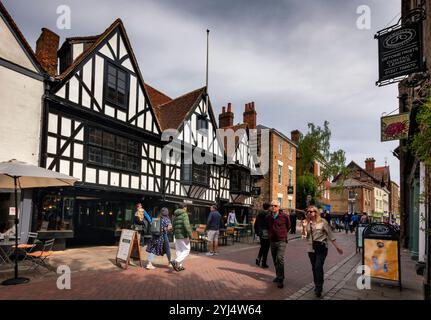 Canterbury, eine historische Stadt in Kent im Südosten Englands. Stockfoto