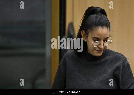 Brüssel, Belgien November 2024. Hiba Faraji auf einer Plenartagung des flämischen Parlaments in Brüssel am Mittwoch, den 13. November 2024. BELGA FOTO DIRK WAEM Credit: Belga News Agency/Alamy Live News Stockfoto