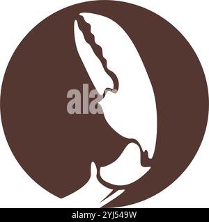 Designvorlage für Hummersymbol-Logo Stock Vektor