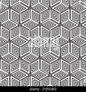 Geometrischer Hintergrund. Quadrate. Nahtloses Muster. Moderne, stilvolle Textur Stock Vektor