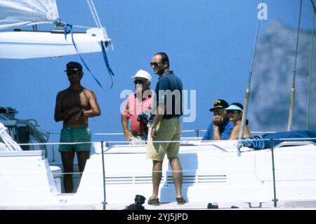 23 Luglio 1994 Palma di Maiorca Archivio Storico Olycom/Lapresse Vittoria di Svezia ( Solna, 14 luglio 1977) è la principessa ereditaria di Svezia dal 1980. Nella Foto: La Principessa Vittoria di Svezia con la sua famiglia in vacanza a Palma di Maiorca auf dem Foto: Prinzessin Victoria von Schweden mit ihrer Familie im Urlaub in Palma de Mallorca Credit: LaPresse/Alamy Live News Stockfoto