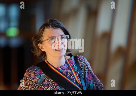 Edinburgh Schottland, Vereinigtes Königreich 13. November 2024. Ariane Burgess MSP im schottischen Parlament. Credit sst/alamy Live News Stockfoto