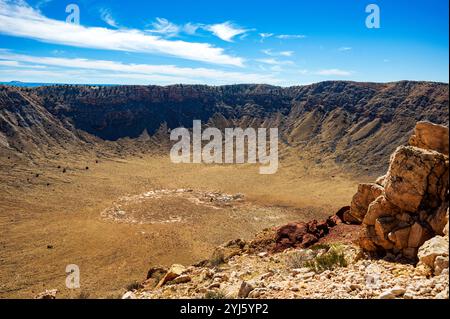 Meteor Crater & Barringer Space Museum; Winslow; Arizona: USA Stockfoto