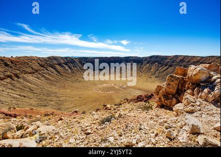 Meteor Crater & Barringer Space Museum; Winslow; Arizona: USA Stockfoto