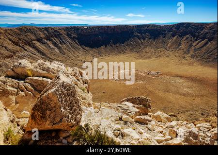 Meteor Crater & Barringer Space Museum; Winslow; Arizona: USA Stockfoto