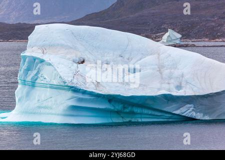 Iceberg, Qaqortog, Gemeinde Kujalleq, Grönland, Königreich Dänemark Stockfoto