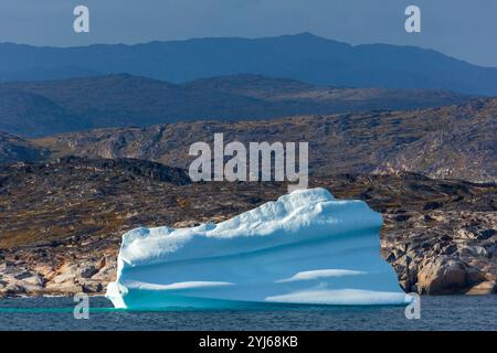 Iceberg, Qaqortog, Gemeinde Kujalleq, Grönland, Königreich Dänemark Stockfoto