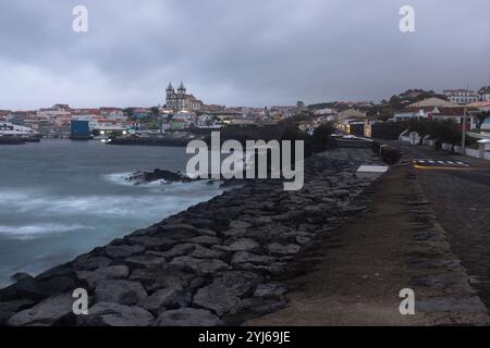 São Mateus da Calheta ist eine Gemeinde in der Gemeinde Angra do Heroísmo im portugiesischen Archipel der Azoren. Stockfoto