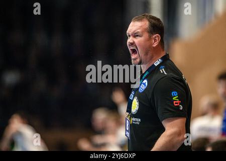 Misha Kaufmann (Trainer, ThSV Eisenach) GER, Thüringen, ThSV Eisenach gegen SC DHfK Leipzig, Handball, DHB Pokal Achtelfinale, Saison 2024/2025, 13.11.2024. Foto: Eibner-Pressefoto/Martin Herbst Stockfoto