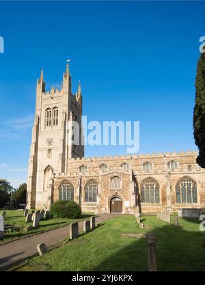 Die Kirche St. Maria der Jungfrau in St. Neots, England, Großbritannien Stockfoto