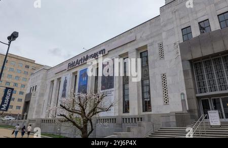 NASHVILLE, TN - 15. März 2024: Das Frist Art Museum in der Innenstadt von Nashville. Stockfoto