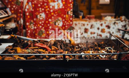 Weihnachtsmarktfest in Bukarest, Rumänien Stockfoto