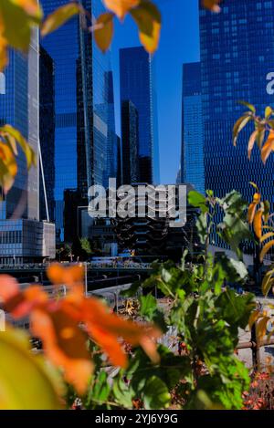 Das Schiff von der Highline New york Stockfoto
