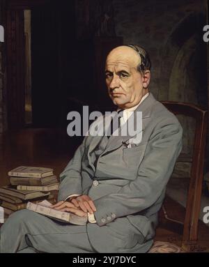 RETRATO DE JOSE ORTEGA Y GASSET - 1917 - O/L - 215X161. Autor: IGNACIO ZULOAGA. Ort: PRIVATSAMMLUNG. MADRID. SPANIEN. Stockfoto