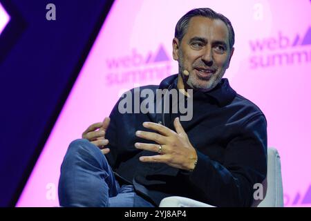 Lisboa, Portugal. November 2024. Tony Goncalves, Executive Producer Tribeca Festival Lisboa, spricht am zweiten Tag des WEB SUMMIT 2024 in Lissabon.Portugal. 11/13/2024 Credit: Brazil Photo Press/Alamy Live News Stockfoto