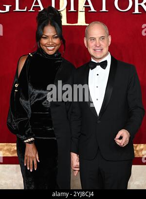 LONDON, GROSSBRITANNIEN. November 2024. Tracy Robbins, Brian Robbins besucht „Gladiator II“ die Royal Film Performance und Global Premiere im ODEON Luxe, Leicester Square in London, Großbritannien. (Foto von 李世惠/siehe Li/Picture Capital) Credit: Siehe Li/Picture Capital/Alamy Live News Stockfoto