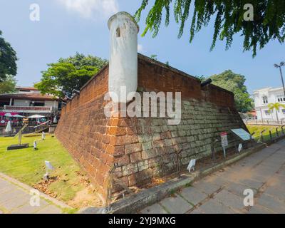 Middelburg Bastion war eine Bastion Einer Famosa, die 1660 von den Holländern im historischen Zentrum von Melaka, Malaysia, erbaut wurde. Historische Städte in der Straße von Malacc Stockfoto