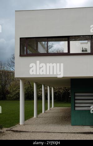 Frankreich. Poissy. Villa Savoye. Entworfen vom Schweizer Architekten Le Corbusier (1887-1965). 1928-1931. International Style. Stockfoto