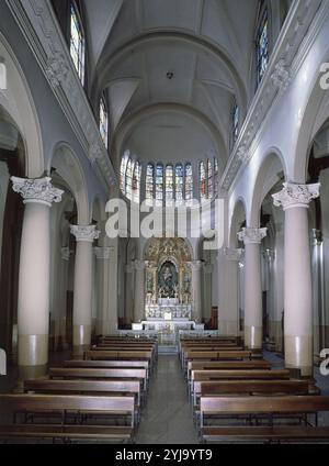 CAPILLA DE LA INMACULADA DE LA IGLESIA DE JESUS DE MEDINACELI - SIGLO XX. AUTOR: JESUS CARRASCO (1869-1957). ORT: IGLESIA DE JESUS DE MEDINACELI. MADRID. SPANIEN. Stockfoto