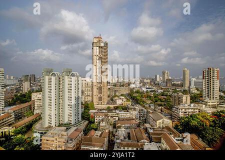 05 31 2005 Skyline von Mumbai mit neuen Hochhäusern in der Stadt Mumbai Maharashtra Indien Asien. Stockfoto
