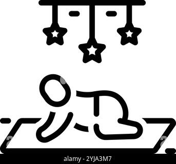 Symbol für Baby, Nachkommen Stock Vektor