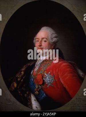 Louis XVI (1754-93), 1786, Öl auf Leinwand. Museum: MUSEE CARNAVALET, Paris, Frankreich. AUTOR: ANTOINE-FRANCOIS CALLET. Stockfoto