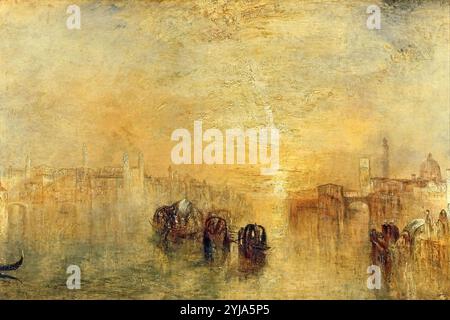 Joseph Mallord William Turner / 'Going to the Ball (San Martino)', 1846, Öl auf Leinwand, 61,6 x 92,4 cm. Museum: Tate Gallery, BERLIN, UK. Stockfoto